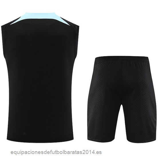 Nuevo Entrenamiento Sin Mangas Conjunto Completo Inter Milan 23/24 Negro Baratas